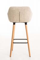 2er Set Barhocker Grant Stoff creme 2er Set Barhocker Grant Stoff creme