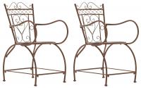 2er Set Stühle Sheela antik braun 2er Set Stühle Sheela antik braun