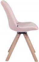 Esszimmerstuhl Troyes Samt Square natura pink Esszimmerstuhl Troyes Samt Square natura pink