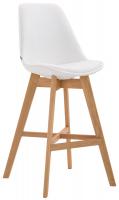 2er Set Barhocker Cannes Kunstleder natura weiß