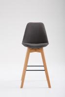 Barhocker Metz Stoff Natura dunkelgrau 