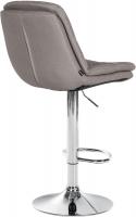 Barhocker Laurel Stoff chrom grau Barhocker Laurel Stoff chrom grau