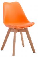 Besucherstuhl Borneo V2 Natura Kunstleder orange Besucherstuhl Borneo V2 Natura Kunstleder orange