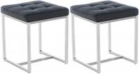 2er Set Sitzhocker Barci schwarz 2er Set Sitzhocker Barci schwarz