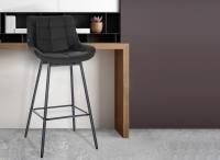 Barhocker Weston Schwenkbar Kunstleder schwarz Barhocker Weston Schwenkbar Kunstleder schwarz
