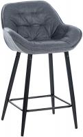 Barhocker Gibson Stoff grau Barhocker Gibson Stoff grau