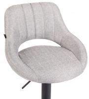 2er Set Barhocker Milet Stoff B grau 