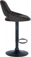 2er Set Barhocker Milet Samt B schwarz 