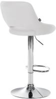 Barhocker Milet Kunstleder chrom weiß Barhocker Milet Kunstleder chrom weiß