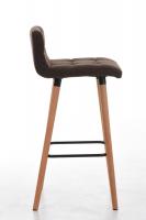 2er Set Barhocker Lincoln Stoff natura braun 2er Set Barhocker Lincoln Stoff natura braun