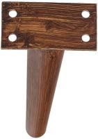 4er Set Möbelfüße 21 cm dunkelbraun 