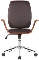 Bürostuhl Burbank Kunstleder walnuss/braun Bürostuhl Burbank Kunstleder walnuss/braun