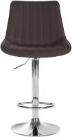 2er Set Barhocker Toni Stoff chrom taupe 2er Set Barhocker Toni Stoff chrom taupe