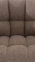 Lounger Damaso Stoff terrabraun 