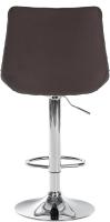 2er Set Barhocker Toni Stoff chrom taupe 2er Set Barhocker Toni Stoff chrom taupe