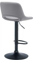 Barhocker Camden Kunstleder schwarz grau Barhocker Camden Kunstleder schwarz grau
