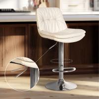 Barhocker Laurel Kunstleder chrom weiß Barhocker Laurel Kunstleder chrom weiß