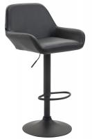 Barhocker Braga Kunstleder schwarz Barhocker Braga Kunstleder schwarz
