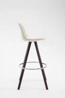 Barhocker Franklin Stoff Rund Cappuccino (eiche) creme Barhocker Franklin Stoff Rund Cappuccino (eiche) creme