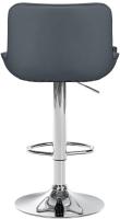 2er Set Barhocker Vonore Kunstleder chrom grau 2er Set Barhocker Vonore Kunstleder chrom grau