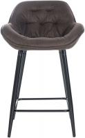 Barhocker Gibson Stoff braun 