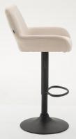 Barhocker Braga Stoff creme Barhocker Braga Stoff creme