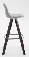 2er Set Barhocker Franklin Stoff Square cappuccino (eiche) grau 2er Set Barhocker Franklin Stoff Square cappuccino (eiche) grau