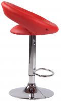 Barhocker Olinda Kunstleder chrom rot Barhocker Olinda Kunstleder chrom rot