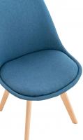 4er Set Stuhl Linares Stoff blau 4er Set Stuhl Linares Stoff blau
