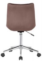 Bürostuhl Medford Samt braun Bürostuhl Medford Samt braun