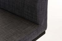 Barhocker Panama B Stoff dunkelgrau 