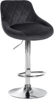 2er Set Barhocker Lazio Samt chrom dunkelgrau 2er Set Barhocker Lazio Samt chrom dunkelgrau