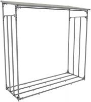 Kaminholzunterstand Ruston anthrazit Aluminium XXL Kaminholzunterstand Ruston anthrazit Aluminium XXL