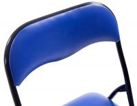 4er Set Klappstuhl Felix blau/schwarz 4er Set Klappstuhl Felix blau/schwarz