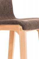 Barhocker Hoover Stoff Natura braun Barhocker Hoover Stoff Natura braun
