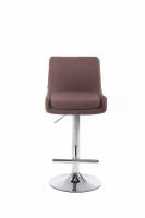 Barhocker Club Stoff braun Barhocker Club Stoff braun