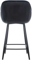 2er Set Barhocker Gibson Samt schwarz 2er Set Barhocker Gibson Samt schwarz