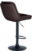 Barhocker Laurel Kunstleder schwarz braun 