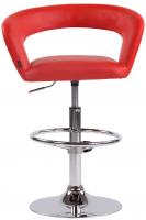 2er Set Barhocker Jaen Kunstleder rot 2er Set Barhocker Jaen Kunstleder rot