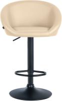 Barhocker Davie Kunstleder schwarz creme Barhocker Davie Kunstleder schwarz creme