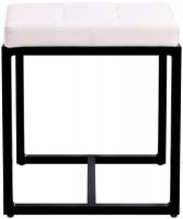 Sitzhocker Barci B Kunstleder  creme 