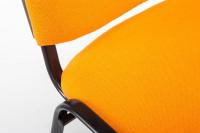 Besucherstuhl Ken Stoff orange Besucherstuhl Ken Stoff orange