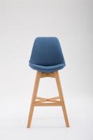 2er Set Barhocker Cannes Stoff natura blau 2er Set Barhocker Cannes Stoff natura blau