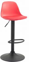 Barhocker Kiel Kunstleder schwarz rot Barhocker Kiel Kunstleder schwarz rot