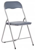 4er Set Klappstuhl Felix grau/silber 
