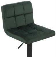 4er Set Barhocker Feni Samt grün 4er Set Barhocker Feni Samt grün