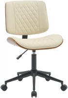 Bürostuhl Plover Kunstleder walnuss/creme Bürostuhl Plover Kunstleder walnuss/creme