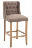 Barhocker Cassandra Stoff Antik-hell taupe Barhocker Cassandra Stoff Antik-hell taupe