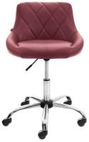 Arbeitshocker Lazio Kunstleder bordeauxrot 