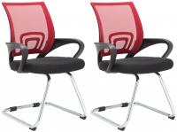 2er Set Besucherstühle Eureka rot 2er Set Besucherstühle Eureka rot